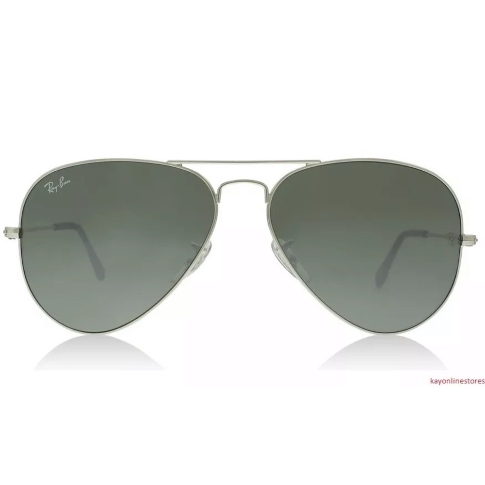 Ray Ban Aviator Black RB3025 W3277 Sunglasses 58mm